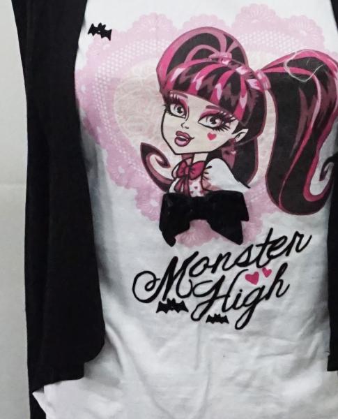 Langarmshirt kurz, Gr. 158/164 von Monster High von C&A (1511)